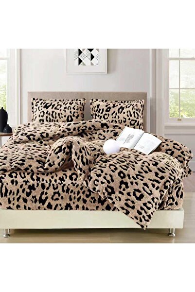 Cocolino SHEEPSKIN LINGERIE, 4 pieces with elastic, BEIGE 3D ANIMAL PRINT MODEL IN RELIEF LC4PEY