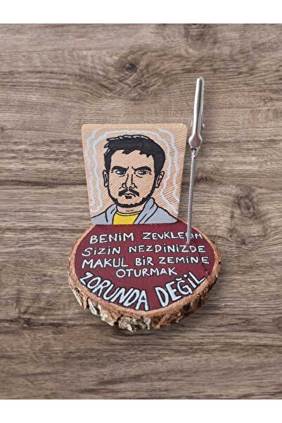 ARTistik Hareket Gibi Karakter Not Tutucu-Yılmaz Karakter Not Tutucu-Ahşap Ta...