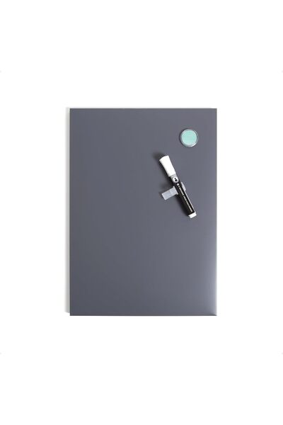 U Brands Magnetic Chalkboard, 15.5 × 11 inch, Frameless (2351U00-04), Black