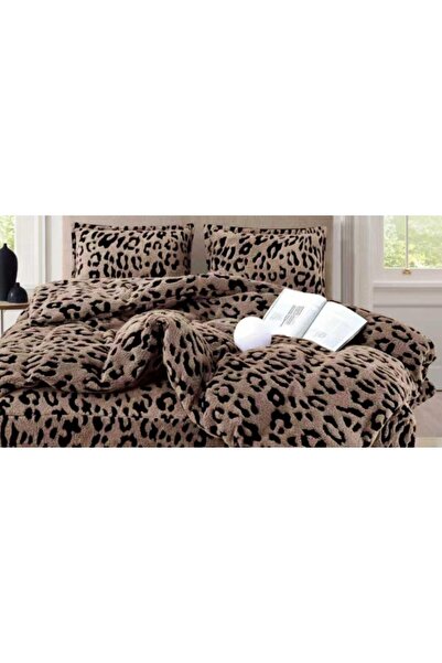 Cocolino SHEEPSKIN LINGERIE, 4 pieces with elastic, BROWN 3D ANIMAL PRINT MODEL IN RELIEF LC4PE