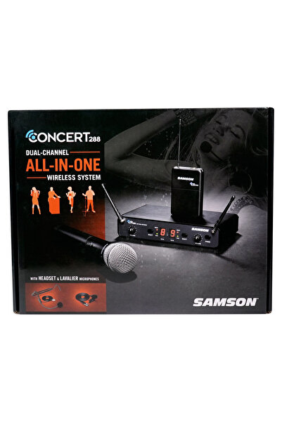 Samson نظام CR288 اللاسلكي ثنائي القناة الكل في واحد