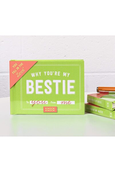 Knock Knock لماذا أنت صديقي المفضل - املأ كتاب الحب - (4.5 × 3.25 بوصة، 112 صفحة)