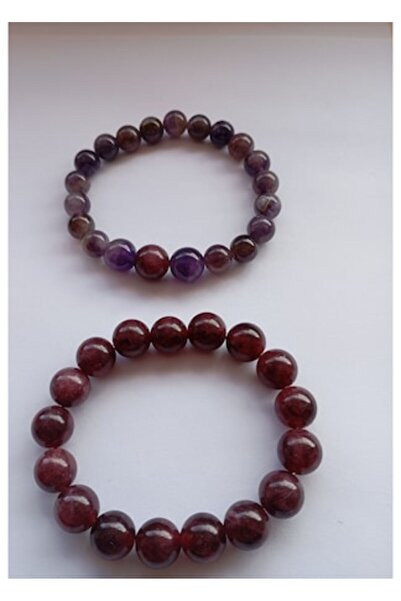 OEM - Set brățară ametist în 2 culori