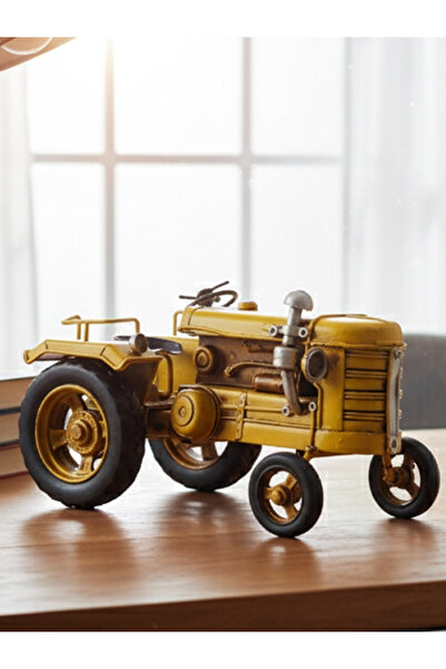 moryconcept Dekoratif Metal Traktör – El Yapımı Retro Model – 17x9 cm – Ofis ...
