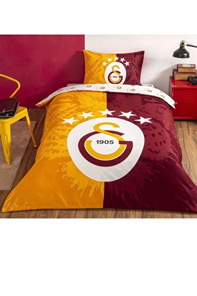 Taç Galatasaray 5 Αστέρων Αδειοδοτημένο Σετ Παπλωματοθήκης για Μονό Κρεβάτι