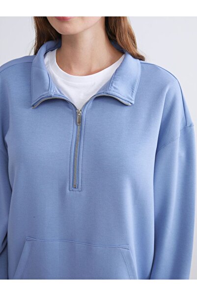 LC Waikiki Lcw Young Mock Neck Oversized Women's Pajama Top