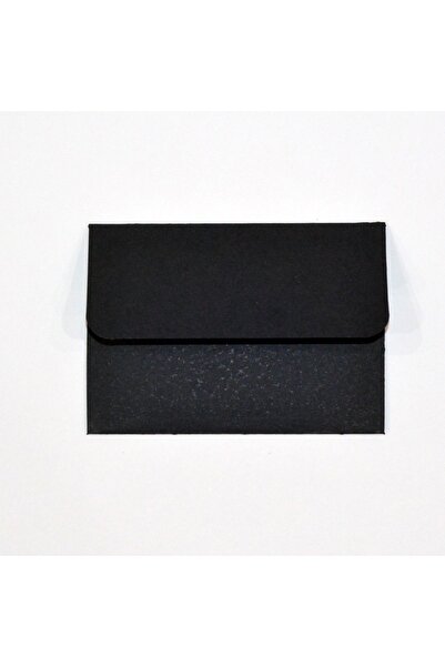 PersonalizatCuStil Black Cardboard Envelopes 10.5 x 7.5 cm – Set of 100 Pieces