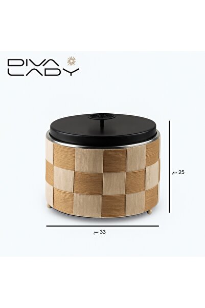 DIVA LADY 🍲 A luxurious 5-liter food container with a black stainless steel lid – modern elegance that preserves the flavor of your food! 🖤