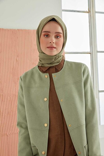 MİRAY Βαμβακερό κασκόλ Miray Plain - Nefti