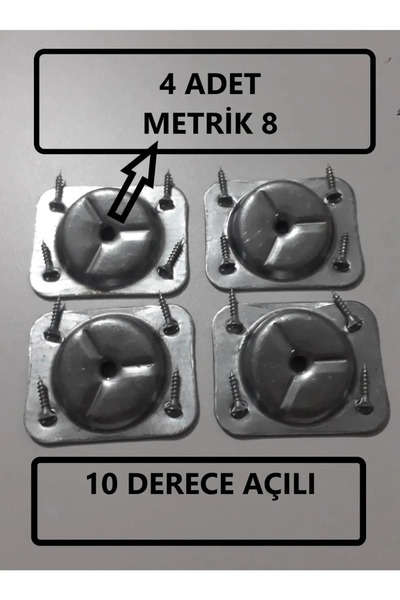 shop Demir bağlantı aparat demir açılı 4 adet