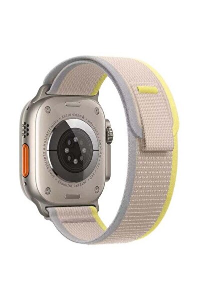 NEONI Trail Nylon Loop Band for Apple Watch (42/44/45/49mm) - Yellow/Beige