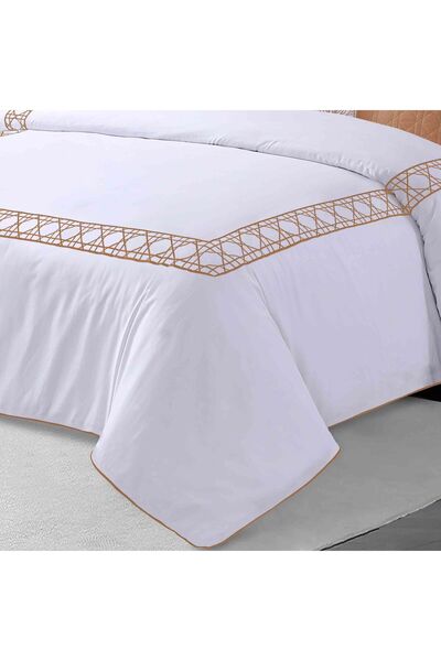 Orange Bed & Bath Geometric | 100% Cotton Double 11-Piece Duvet Set