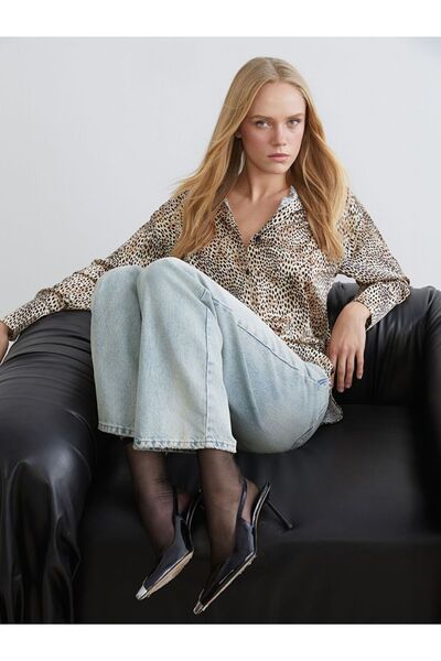 LC Waikiki Leopard print women's shirt