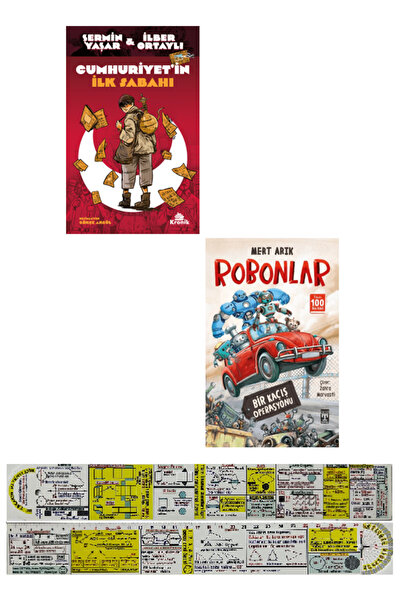 Genç Timaş Cumhuriyetin İlk Sabahı + Robonlar Bir Kaçış Operasyonu 2 Kitap Se...