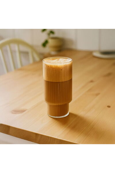 MATMEL Star Borosilicate Glass Cup - Transparent - 380 ml