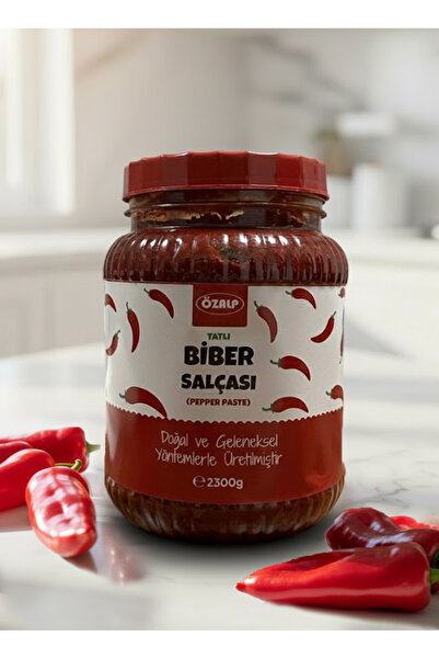ÖZSAL ÖZÜNDEN GELEN TAT ÖZALP Günkurusu Tatlı Biber Salçası 2300 Gram