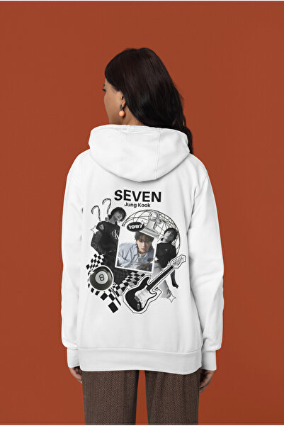 MAGORS سترة رياضية بقلنسوة من القطن الناعم 100% مطبوعة بتصميم جونغكوك من فرقة...