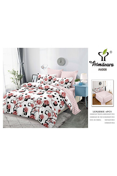 FIONNA.RO Lenjerie Din Finet - Flori Roz