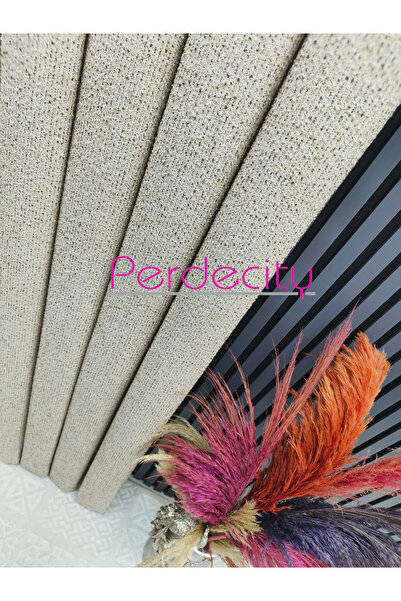 PERDECITY Bohemian Style Phuket Mink Background Curtain 1X3 Tightly Pleated [Single Panel] No Ironing Required Suitable for Any Room