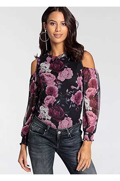 Melrose Women's off-shoulder blouse Melrose, floral pattern
