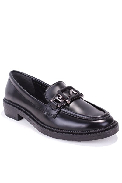 DAGOSTER Dza07-863701 Black Casual Loafer Women's Shoes