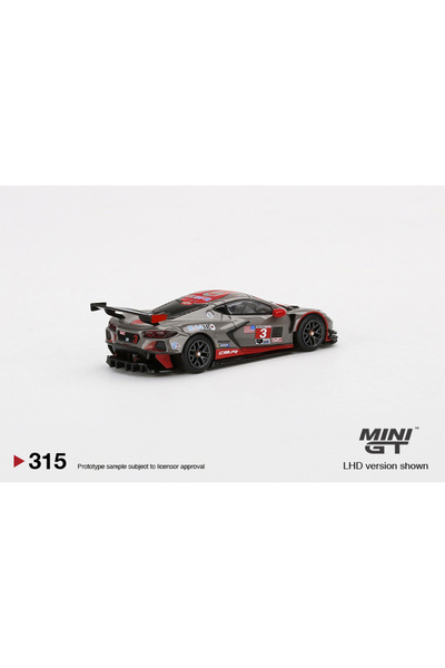 mini gt Model car Chevrolet Corvette C8.R #3 2021 IMSA 12H of Sebring, 1:64 MGT315