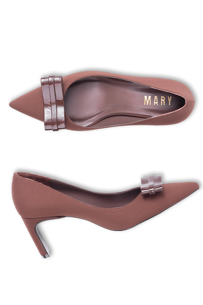 Tasarım Elegant Buckle Brown Pointed Toe Thin Heeled Women's Classic Stiletto Shoes – Formal-Casual-Party