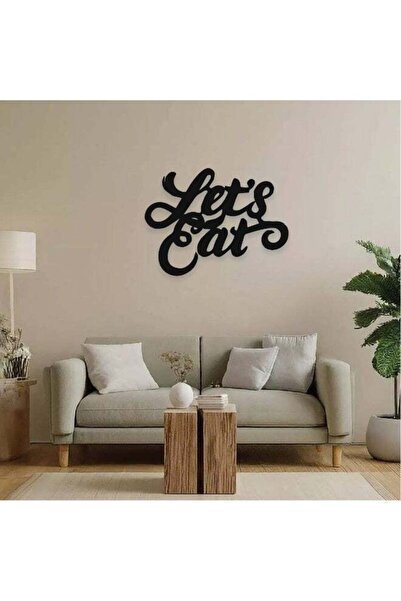 Story of candle لوحة فنية جدارية تأتي بتصميم "عبارة Lets eat" لتزين جدار منزل...