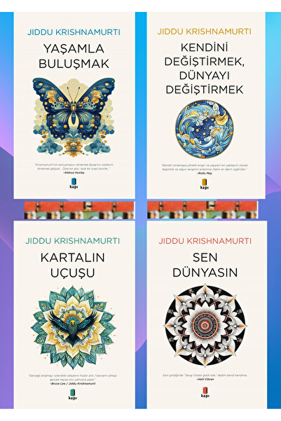 Kapı Yayınları Kartalın Uçuşu, Sen Dünyasın,Yaşamla Buluşmak, Kendini Değişti...