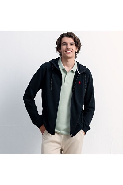 Giordano Men's Slim Fit French Terry Zip-Up Hoodie