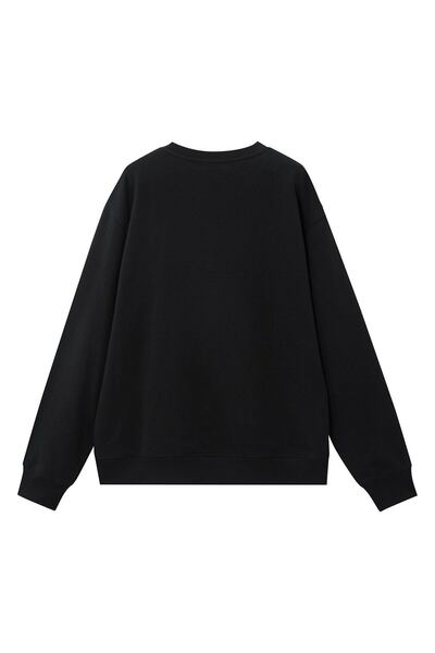 Giordano Men’s French Terry Crew Neck Relaxed Fit Sweatshirt