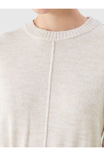 LC Waikiki Lcwaikiki Classic Crew Neck Oversized Knitwear Dress