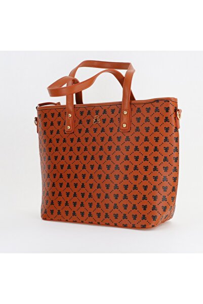 Lulu Castagnette Geantă office damă din piele ecologică Maro un compartiment ...