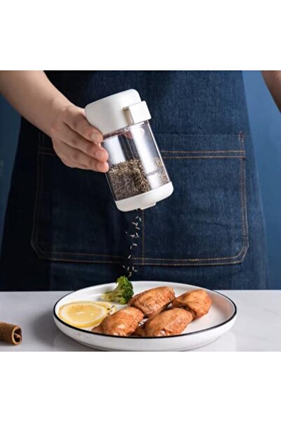DENİSAM وعاء توابل وملح فردي بضغطة زر