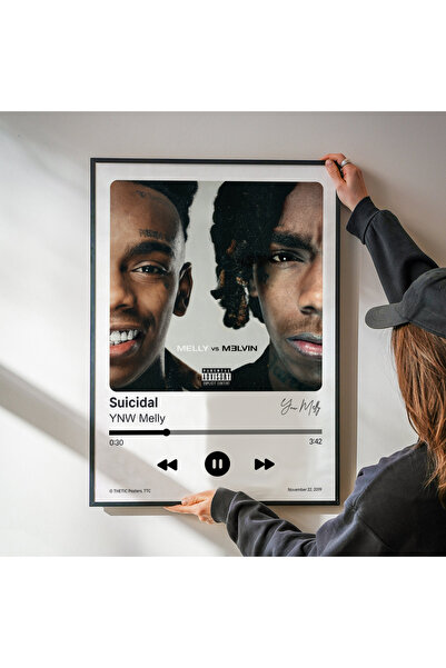 Thetic Ynw Melly - Suicidal Single Collection Premium Spotify Poster - Song Poster!
