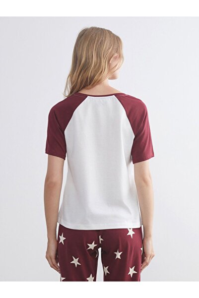 LC Waikiki Lcw Young Crew Neck Printed Women's Pajama Top