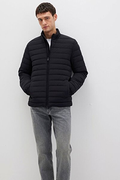 Mavi Erkek Dik Yaka Ceket