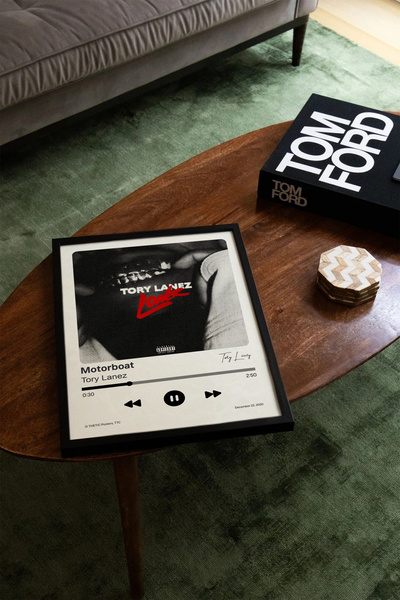 Thetic Tory Lanez - Motorboat Single Collection Premium Spotify Poster - Song Poster!