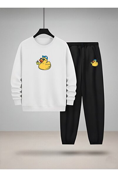 LORVEX Îmbrăcăminte pentru copii tricou - Set de trening cu guler rotund KEYI...