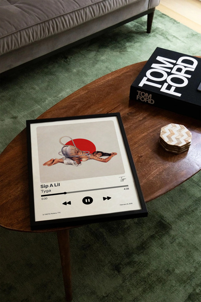 Thetic Tyga - Sip a Lil Single Collection Premium Spotify Poster - Song Poster!
