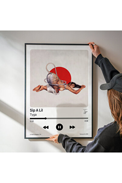 Thetic Tyga - Sip a Lil Single Collection Premium Spotify Poster - Song Poster!