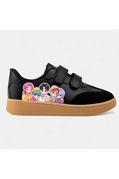 amazoondesing Rainbow Only Boys Blackpink Bt21 Huntrix Printed Girls' Sports Shoes Sneaker Comfortable Sole