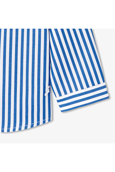 jacadi Baby Boy Striped Poplin Shirt