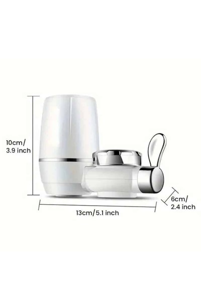 RenKris Filtru apa, microfiltrare cu fixare pe robinet, cu 2 cartuse , 2 functii