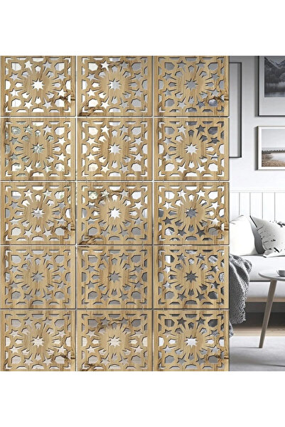 kayasan ahşap Lazer Kesim Sarkıt Paravan, Ahşap Seperatör, Panel Levha Seti D...