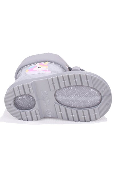 IGOR W10339 Bimbi Unicornio Silver Orthopedic Girls' Rain Boots