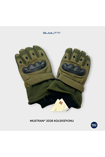 Mustran Suyutti Premium Military Model Tactical Protective Motorcycle Outdoor Gloves | Water Resistant
