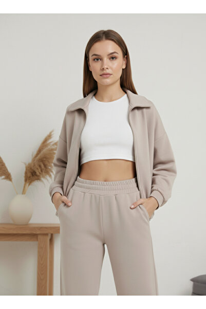 Ceylen Modal Zippered Sweat
