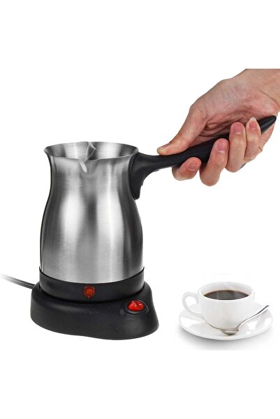 Bonjour Turkish Coffee Maker, 600ML Electric Stainless Steel, 6 Cups