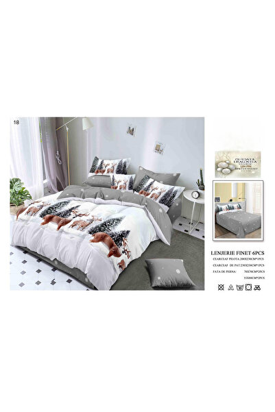 FIONNA.RO Fine Christmas Bedding - Winter Forest Landscape